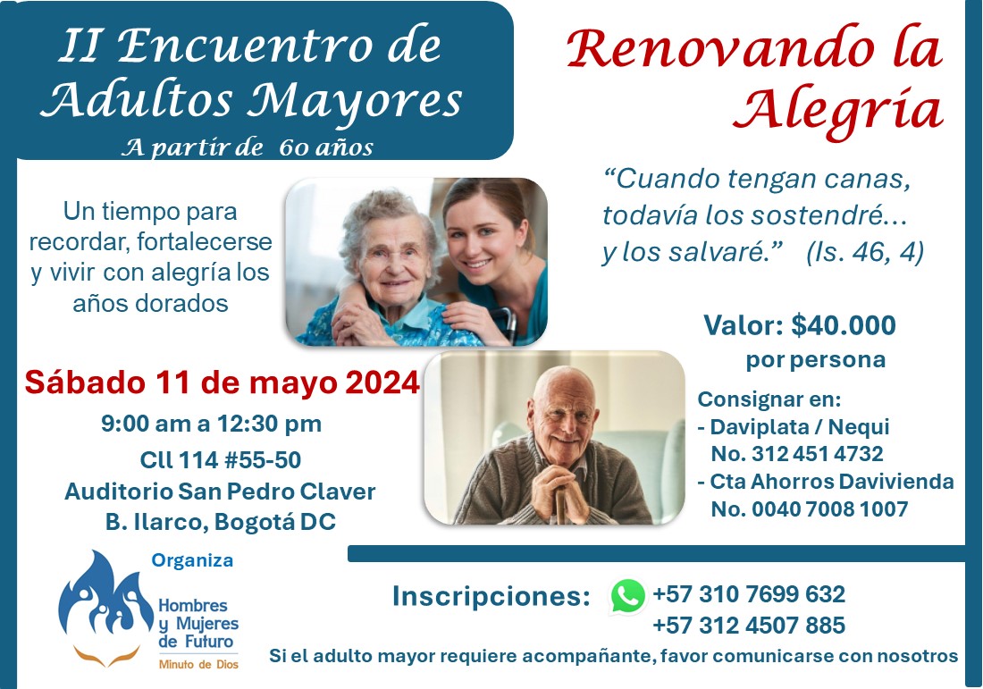 Encuentro del Adulto Mayor, Mayo 11 de 2.024